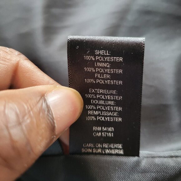 Kenneth Cole New York Women’s Lightweight White Contrast Puffer Coat (Size: M) - Picture 14 of 16